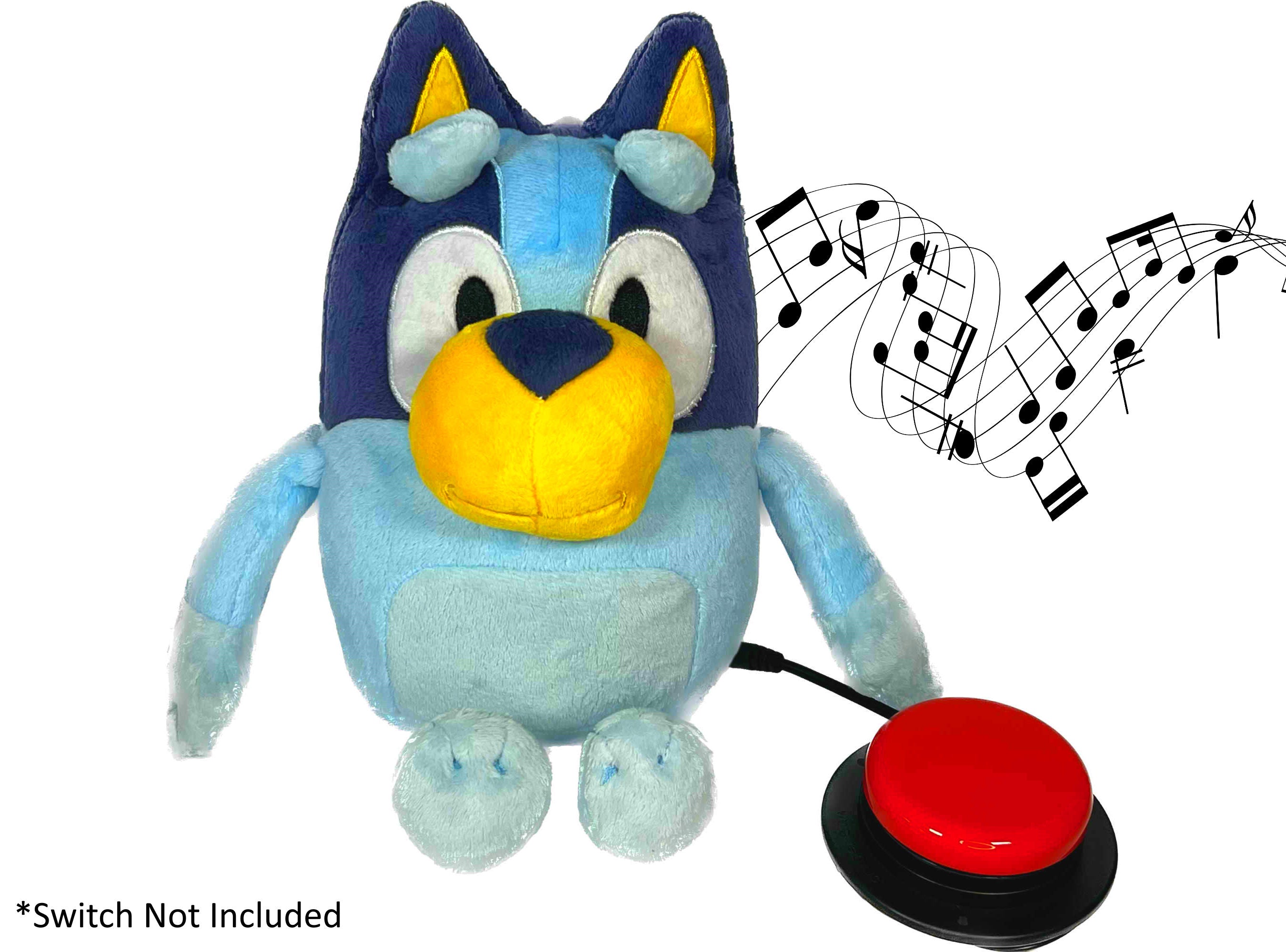 Switch Adapted Talking Bluey Plush Toy – Accessible Toys